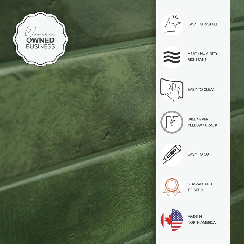 SMART TILES Peel and Stick Backsplash - 5 Sheets of 11.43"" x 9"" - 3D Adhesive Peel and Stick Tile Backsplash for Kitchen, Bathroom, Wall Tile - Image 4